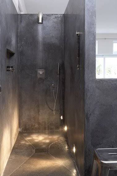 6 Salles De Bain En Béton Ciré Pour Vous Inspirer | Salle intérieur Beton Ciré Pour Douche