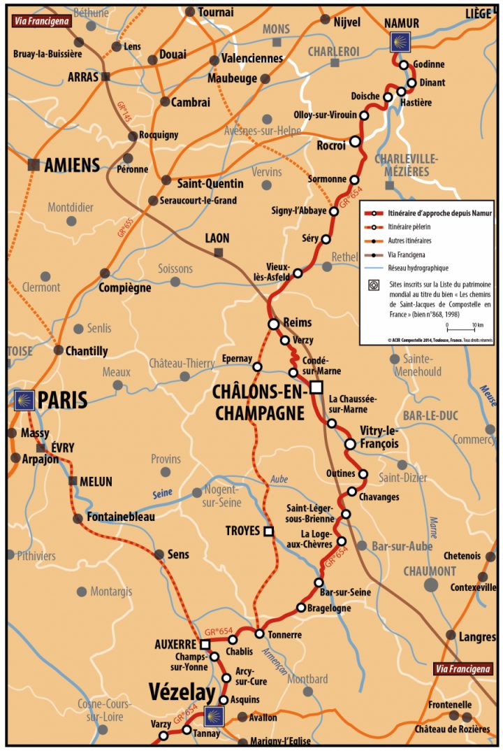 Acir – Itineraires | Acir Compostelle intérieur Chemin De Compostelle Au Portugal Itinéraire