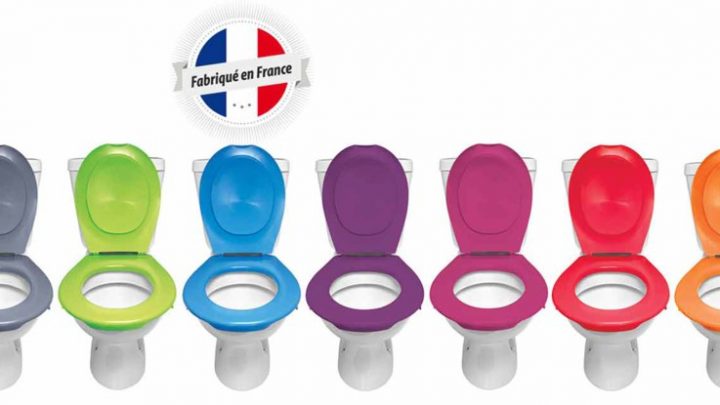 Amovible Et Colorée, Une Lunette De Toilettes Hygiénique intérieur Lunettes Toilettes