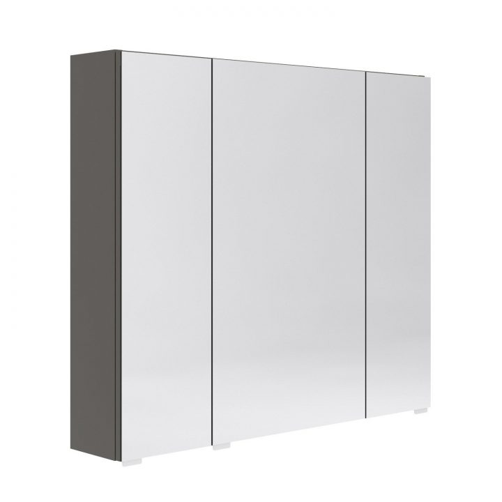 Armoire De Toilette L. 80 Cm, Gris Opale | Leroy Merlin tout Leroy Merlin Toilettes