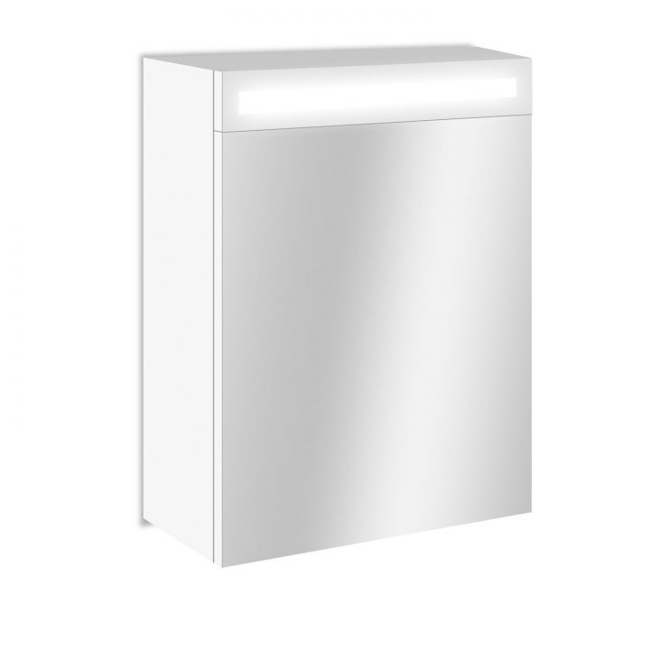 Armoire De Toilette Lumineuse L.45 Cm, Blanc, Telio serapportantà Armoire De Toilette But