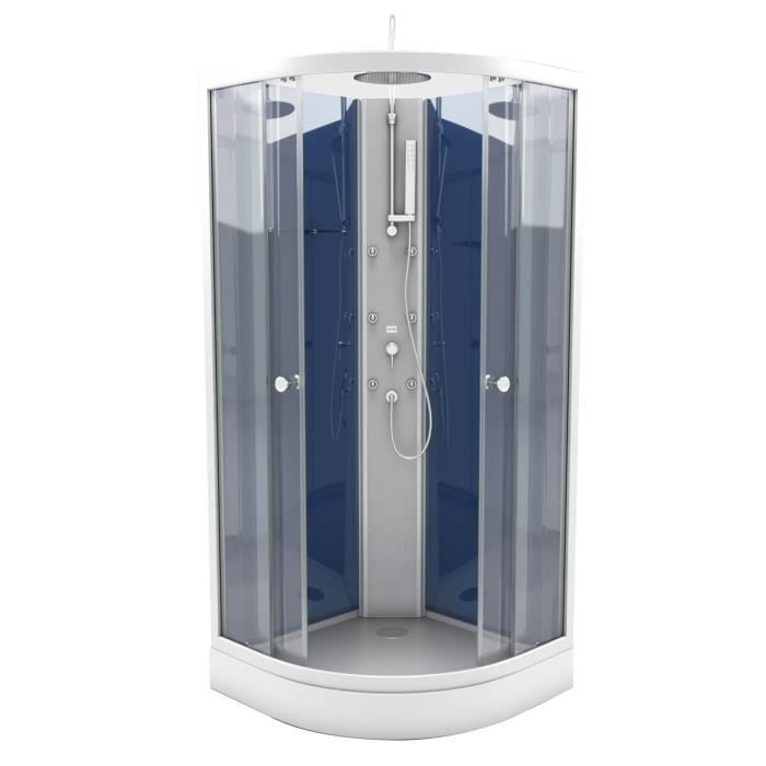 Aurlane Cabine De Douche Hydromassante Night Blue 2 dedans Cabine De Douche Discount