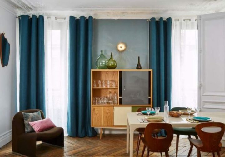 Blue Coconut Curtains | Rideaux Bleus, Rideaux Et Deco encequiconcerne Rideaux Tendance 2016