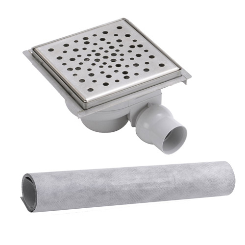 Bonde De Douche Carrée En Inox, Diam 60 Mm, 150*150Mm intérieur Siphon Douche Italienne Inox