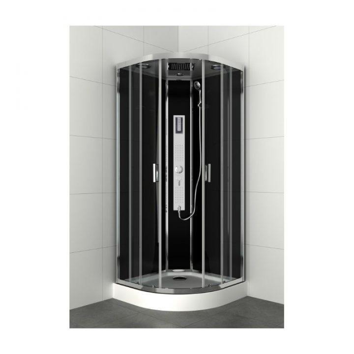 Cabine De Douche 1-4Rde 90X90X225 Gipsy – Complete – Tecniba dedans Cabine De Douche Promo