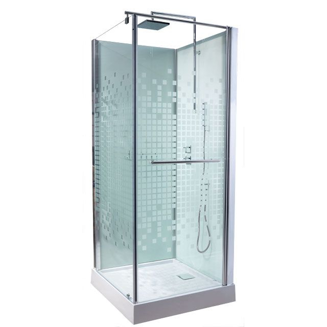 Cabine De Douche Albatros 90 X 90 Cm – Cabine De Douche dedans Cabine De Douche 80X80 Pas Cher