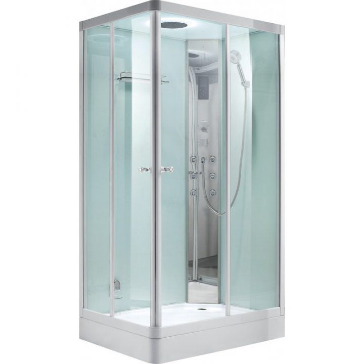 Cabine De Douche Complète Daria 80X110X215 Cm Avec Profils à Cabine De Douche Hauteur 185