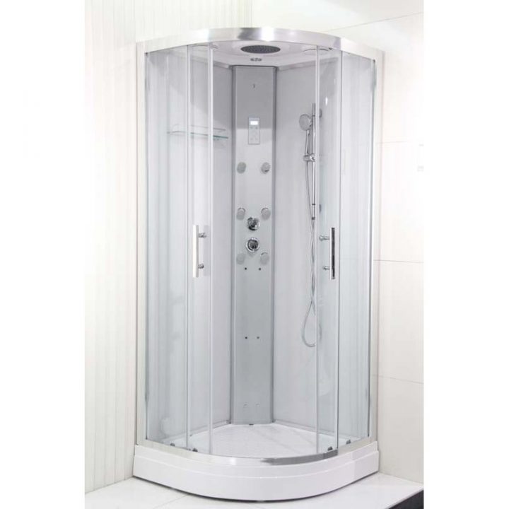 Cabine De Douche Hammam "Bien-Être" 90X90X225 Cm Complet intérieur Cabine De Douche Promo