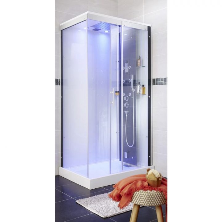 Cabine De Douche Intégrale Moonlight Hammam | Cabine De avec Douche Spa Et Hammam 3 En 1