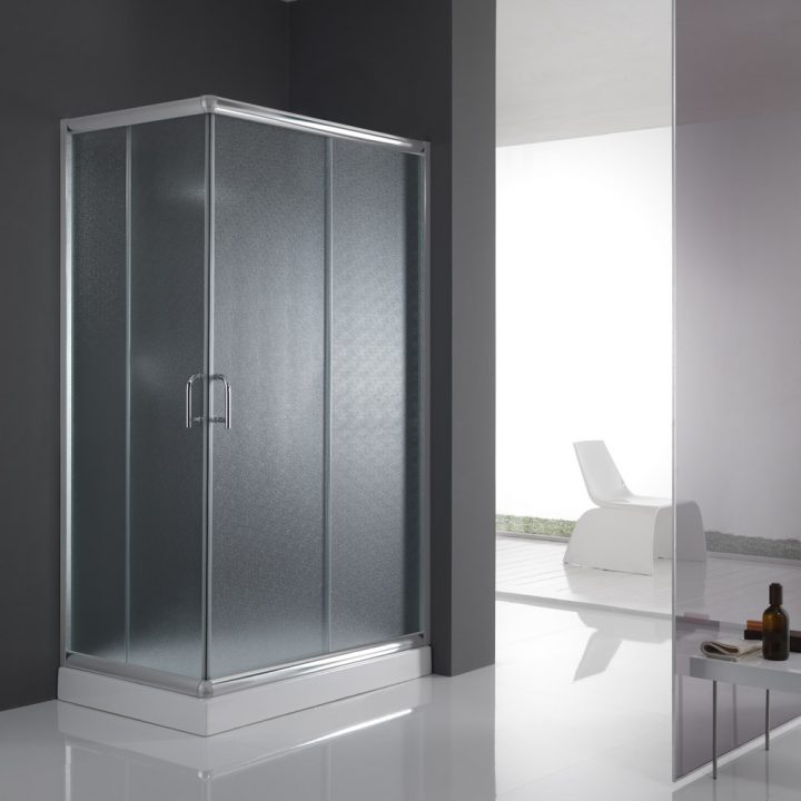 Cabine De Douche Paroi De Douche 120X70 H185 Cm Verre pour Cabine De Douche 4 Parois