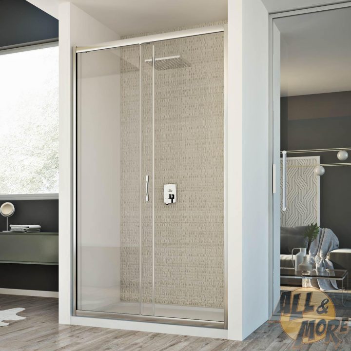 Cabine De Douche Paroi De Douche 130 Cm H198 Mur 1 Porte avec Étanchéité Paroi De Douche