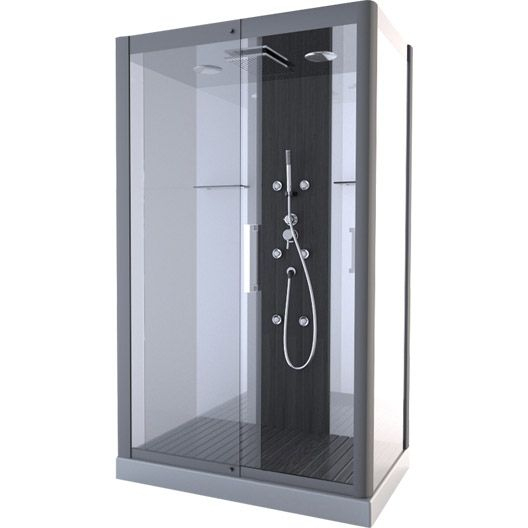 Cabine De Douche Pure Hydromassante Mitigeur Rectangulaire encequiconcerne Cabine De Douche Discount