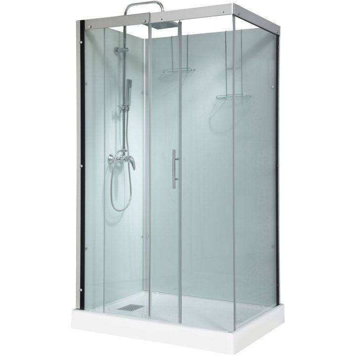 Cabine De Douche Rectangulaire 120X90 Cm, Thalaglass 2 pour Cabine De Douche Solde