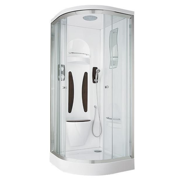 Cabine Intégrale 1/4 De Cercle Aquatic – Lapeyre €719.00 destiné Cabine De Douche 1 4 De Cercle 85X85