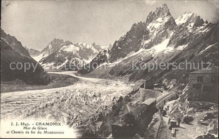 Chamonix Chemin De Fer Du Montenvers Mer De Glace Grandes dedans Chemin De Fer Du Montenvers