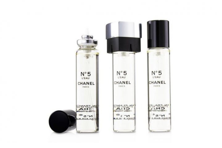 Chanel No.5 L'Eau Eau De Toilette Purse Spray Refills serapportantà Chanel No 5 Eau De Toilette Spray