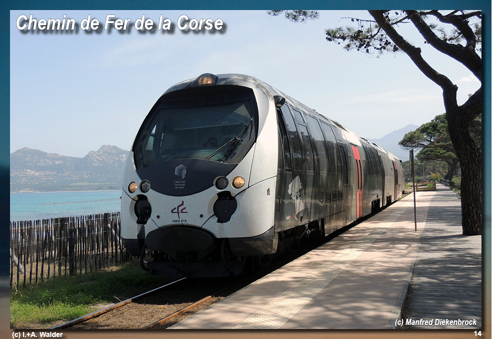 - Chemin De Fer De La Corse*** Eisenbahnmagazin avec Chemin De Fer Corse