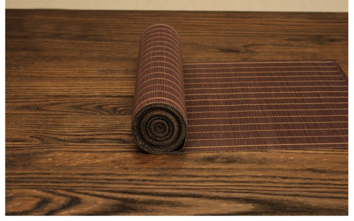 Chemin De Table Bambou Marron | Nature | Runner Collection encequiconcerne Chemin De Table Marron