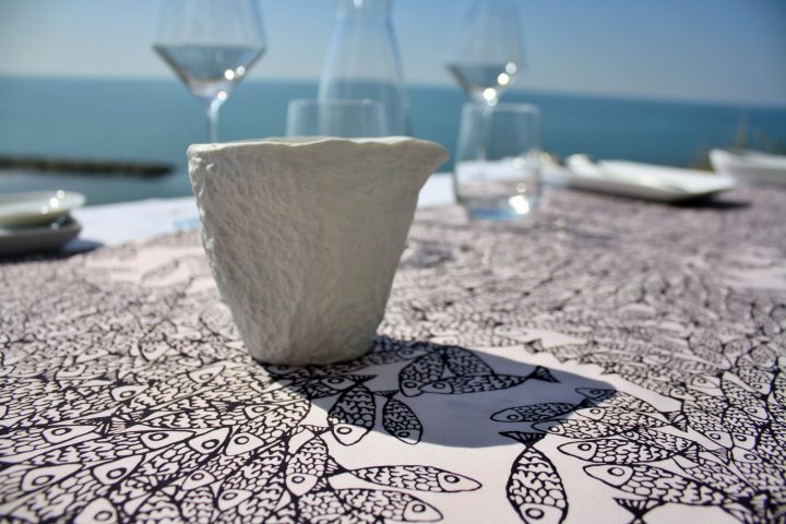 Chemin De Table – Coton – Motifs Poissons – Rose Pale intérieur Chemin De Table Rose Pale