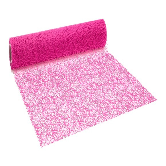 Chemin De Table Crispy Fushia 0,28X2,5M Pas Cher – Zôdio encequiconcerne Chemin De Table Fushia