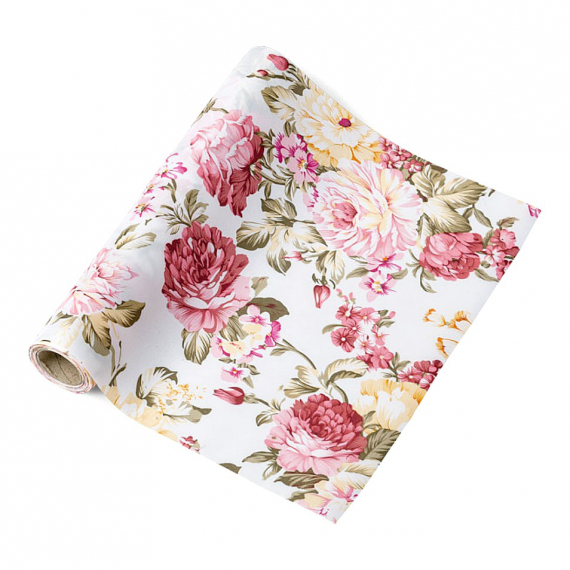 Chemin De Table Fleurs Anglaises pour Chemin De Table Papier