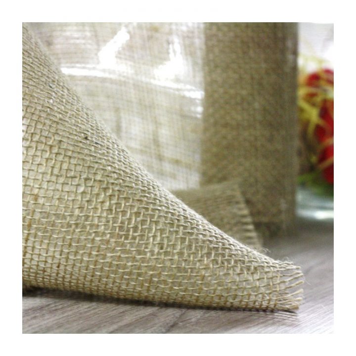 Chemin De Table Jute Naturelle Maille Large – Vaisselle encequiconcerne Chemin De Table Jetable