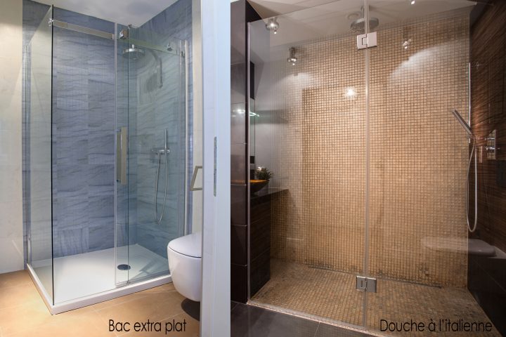 Choisir Sa Nouvelle Douche Pour La Salle De Bains concernant Pose Receveur De Douche Extra Plat