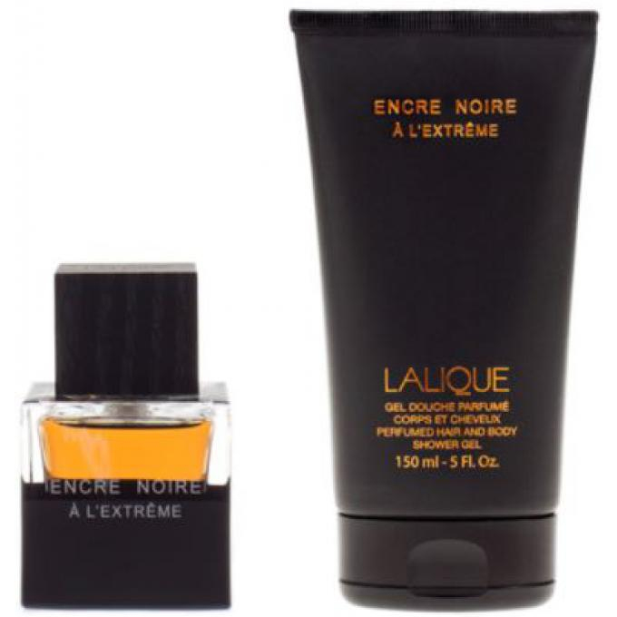 Coffret Encre Noire – Eau De Parfum & Gel Douche Lalique pour Coffret Gel Douche Homme