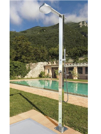 Colonne De Douche Exterieure Inox Marin 316 avec Colonne De Douche Inox