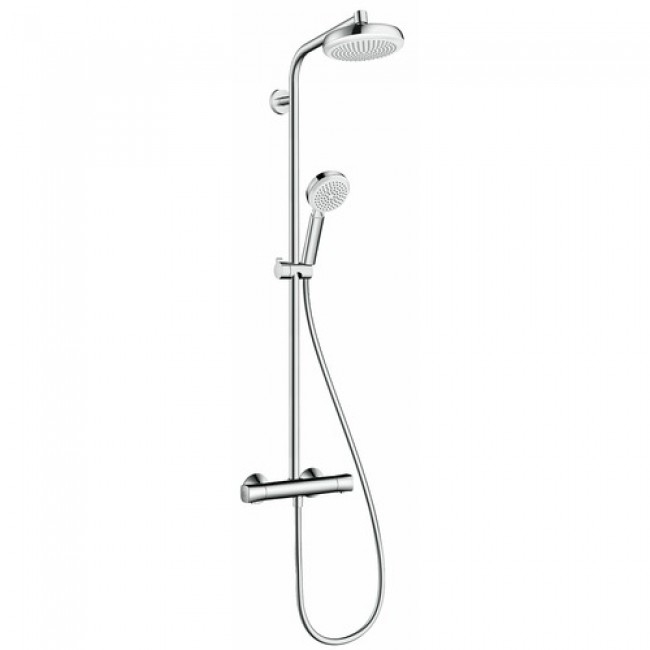 Colonne De Douche – Mitigeur Thermostatique – Showerpipe pour Colonne De Douche Showerpipe Croma 160