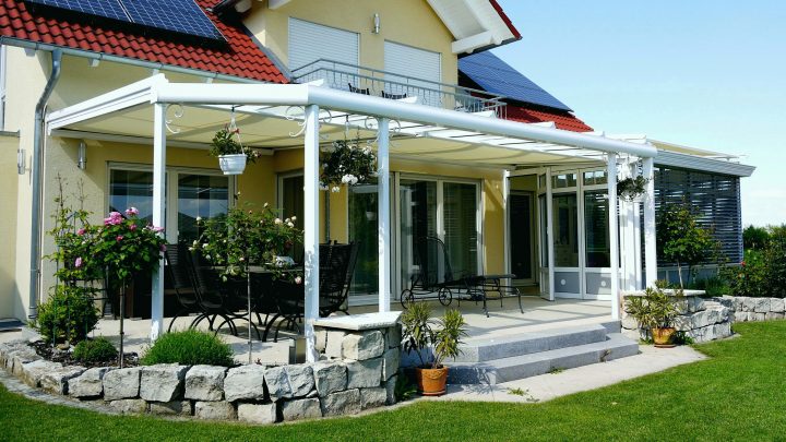 Comment Faire Une Toile Coulissante Pour Pergola Beau Beau à Veranda Rideau Pergola