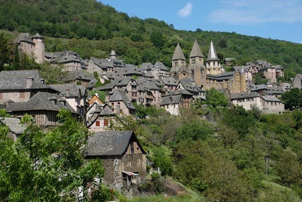 Conques | Aumont Aubrac, Chemin De Compostelle, Le Puy En dedans Chemin De St Jacques Le Puy Conques