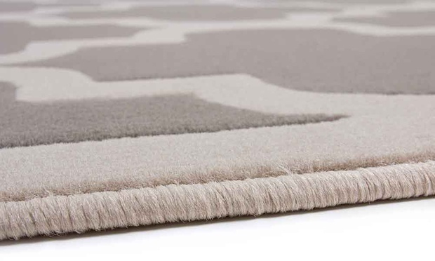 Contemporary Patterned Rugs | Groupon Goods dedans Rideau Quadrilobe