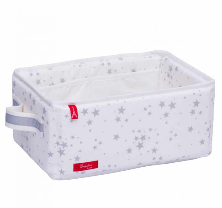 Corbeille De Toilette Constellation Bio | Maison Nougatine pour Corbeille De Toilette Bébé