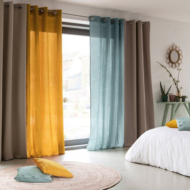 Cortinas E Cortinados Da La Redoute En 2019 | Rideaux serapportantà Rideau Marron Clair