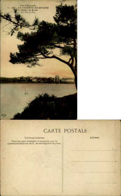 Cote D'Emeraude La Vicomte-En-Dinard Le Chemin De Ronde serapportantà Chemin Emeraude