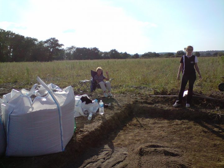 Creation Du Chemin D’acces Au Chantier | Notre-Maison-A encequiconcerne Chemin D Accès Maison