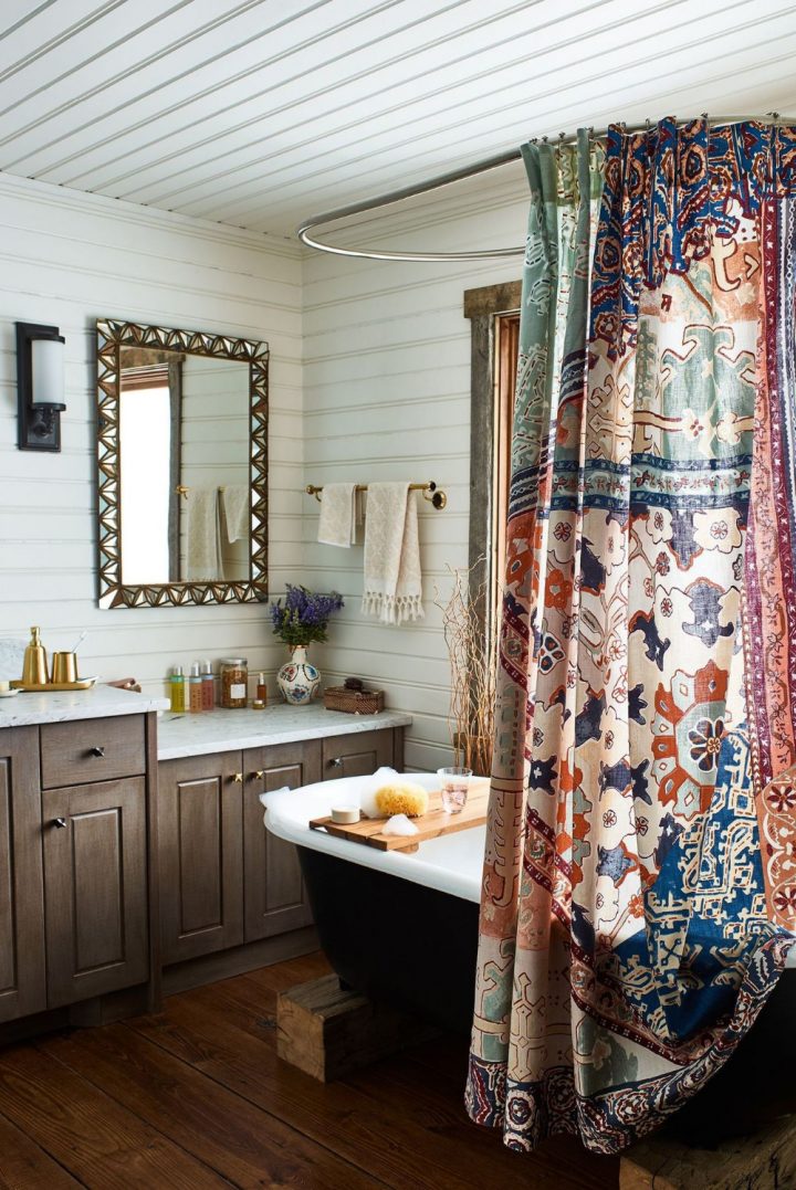 Déco Hippie : Style Bohème Pour L'Été | Salle De Bains à Rideaux Style Boheme