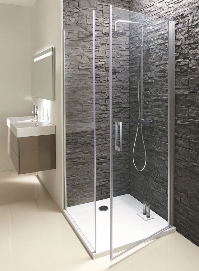 Douche Italienne, Receveur De Douche Extra Plat : Tout Sur intérieur Porte Douche Pivotant