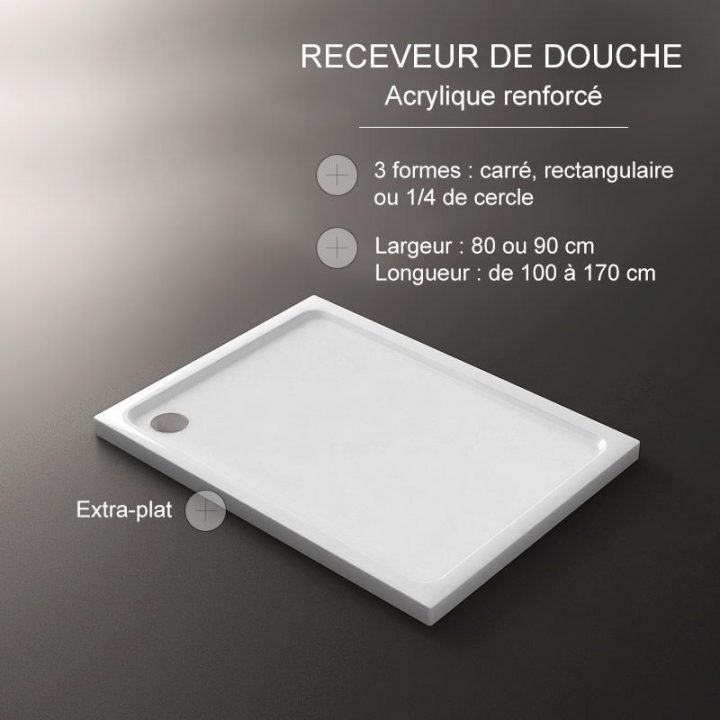 Douche – Receveur Douche Et Bac De Douche à Bac De Douche 100X100