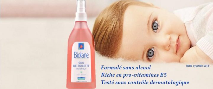 Eau De Toilette Fraîcheur Biolane – Bébé Sylphide pour Eau De Toilette Bebe