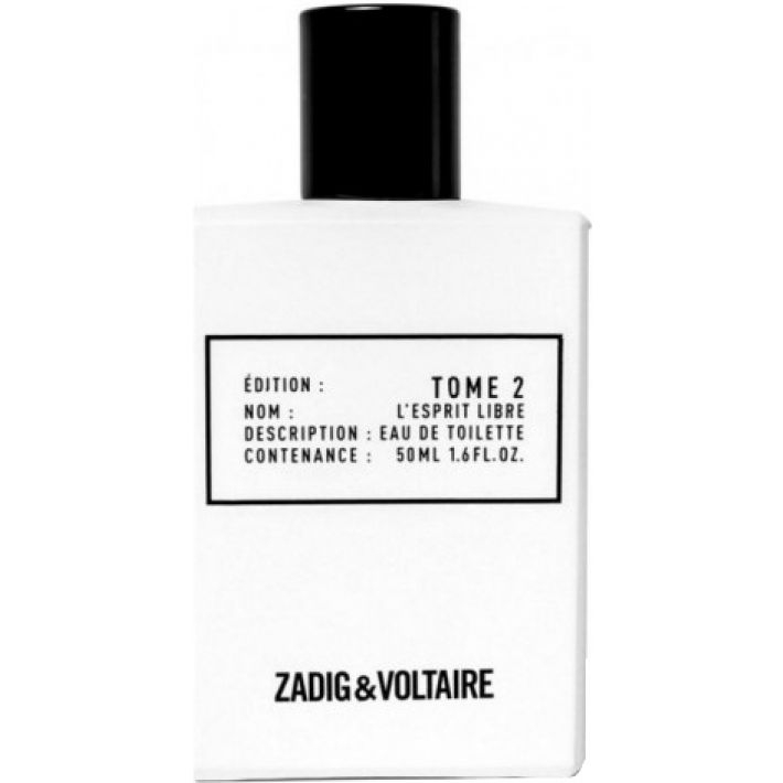 Eau De Toilette Tome 2 L'Esprit Libre Zadig & Voltaire intérieur Eau De Toilette Zadig Et Voltaire