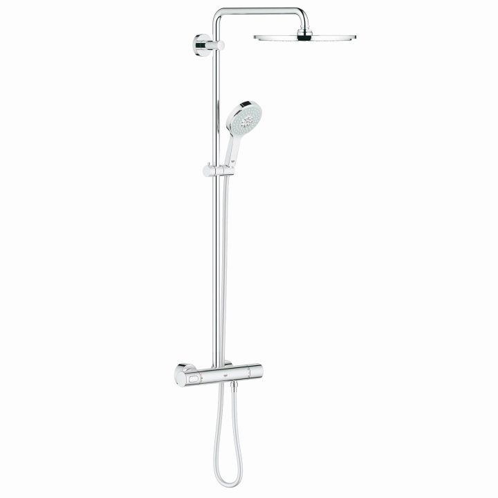 Élégant Colonne De Douche Hydromassante Grohe – Luckytroll serapportantà Colonne De Douche Extensible