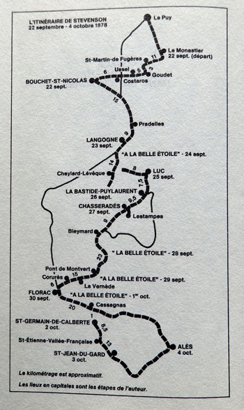 Étapes Sur Le Chemin Stevenson | Camping Et Gîte D'Étape L destiné Chemin De Stevenson Distance