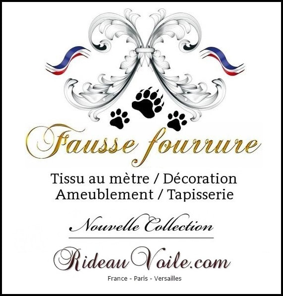 Fausse Imitation Fourrure Tissu Furr – Rideaux Et Tissus dedans Rideau Fourrure