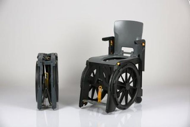 Fauteuil D'Aisance Pliant Wheelable Pour Toilettes Et serapportantà Fauteuil De Douche Pliant