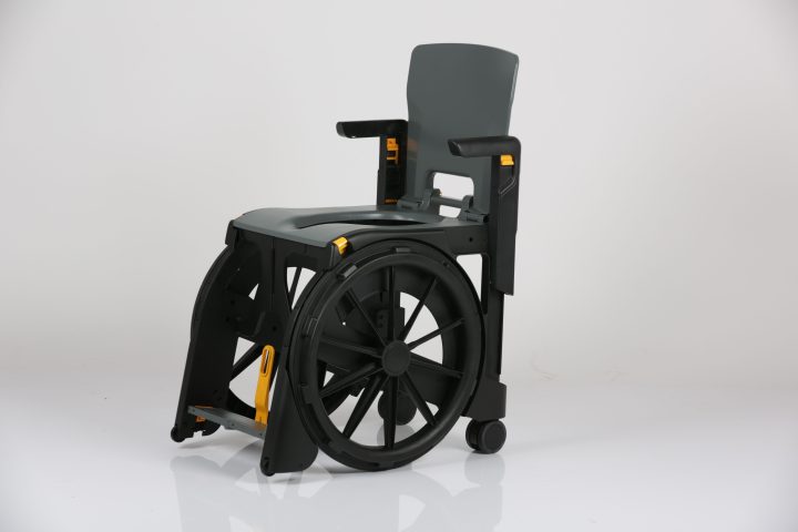 Fauteuil Roulant Pliant Wheelable Toilettes Et Douche, 100 avec Fauteuil De Douche Pliant