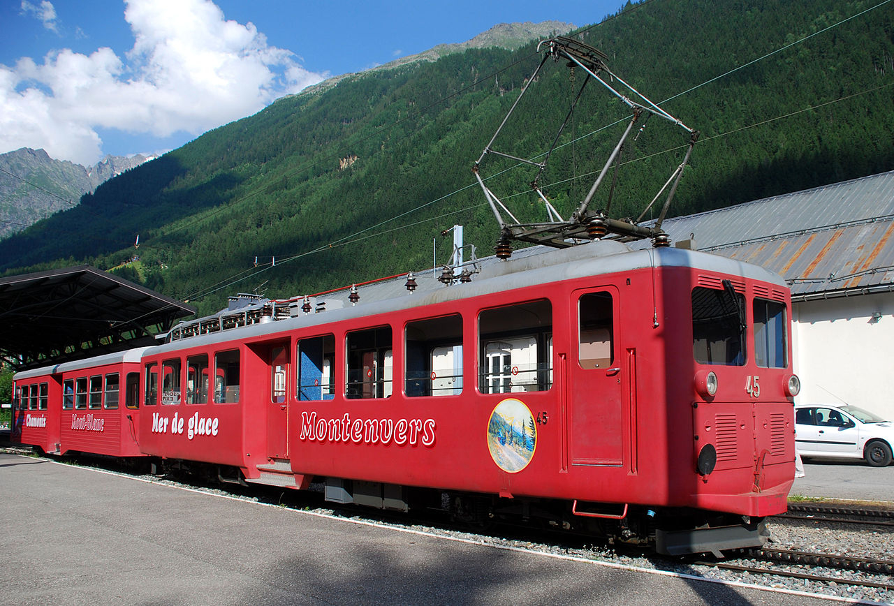 File:montenvers - Automotrice 45 De Profil - Wikimedia destiné Chemin De Fer Du Montenvers