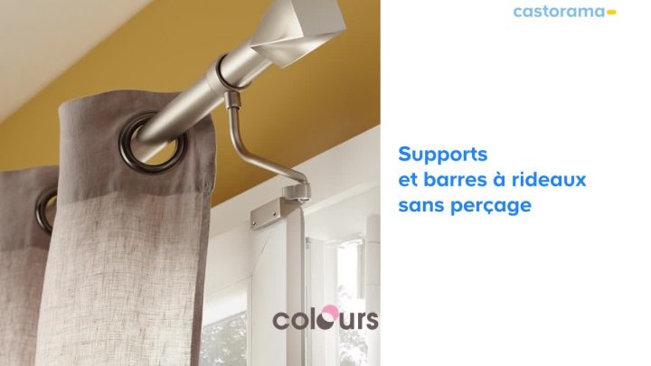 Gamme De Supports Barre À Rideaux Sans Perçage (625252 destiné Tringle A Rideau Pour Fenetre Pvc