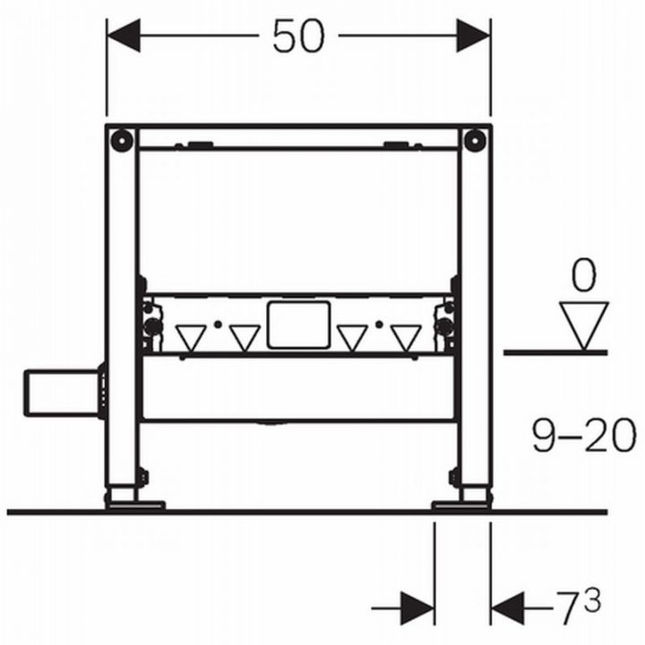 Geberit Duofix Element De Douche Spécial 50H X 5P tout Element De Douche